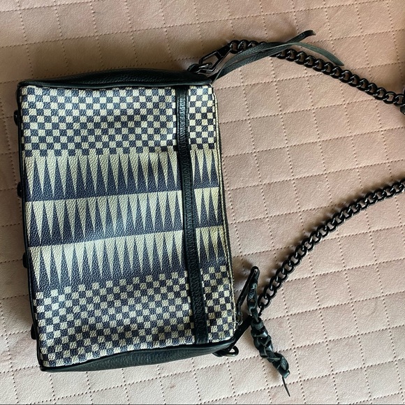 Rebecca Minkoff Black and White Crossbody Bag - Picture 3 of 4